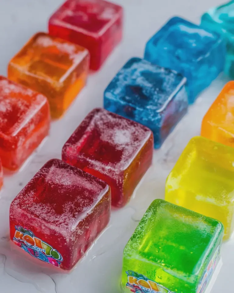 Kool-Aid Rainbow Ice Cubes