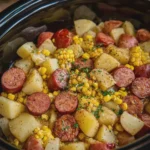 Crockpot Sausage Corn Red Potatoes