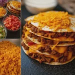 Dorito Crunch Cheeseburger Tortilla Melts