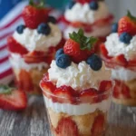 Memorial Day Strawberry Shortcake Cups Creamy Fruity Easy