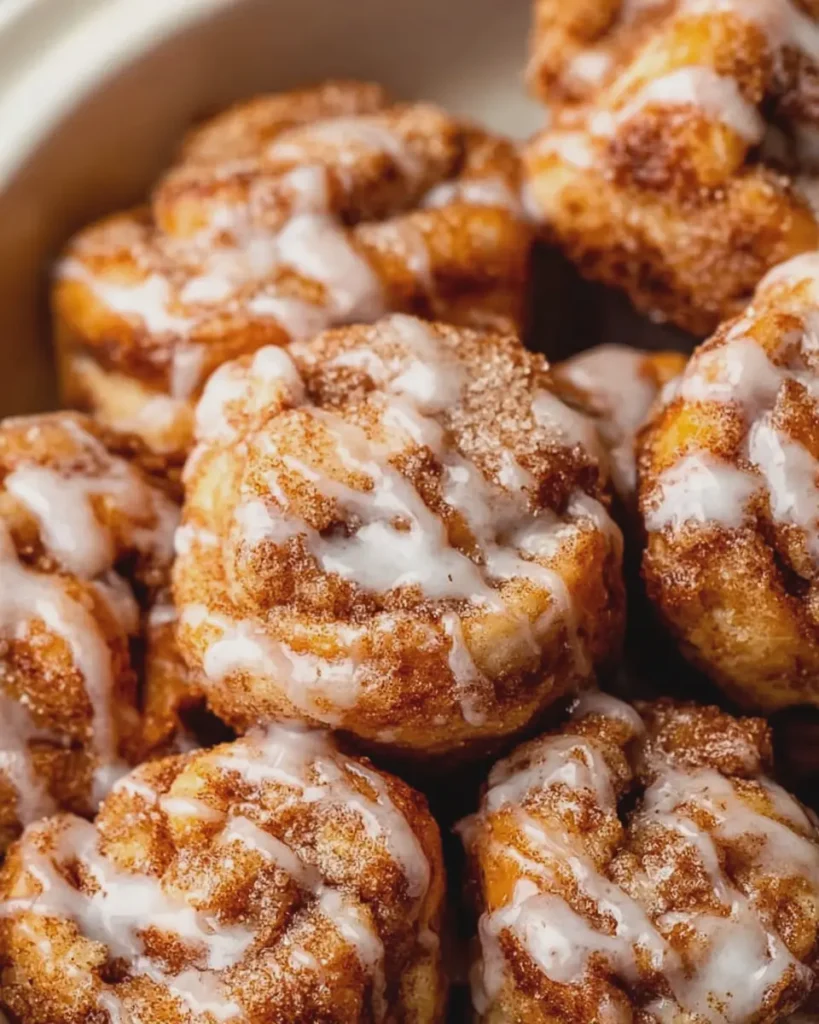 Sweet Cinnamon Roll Biscuit Bites