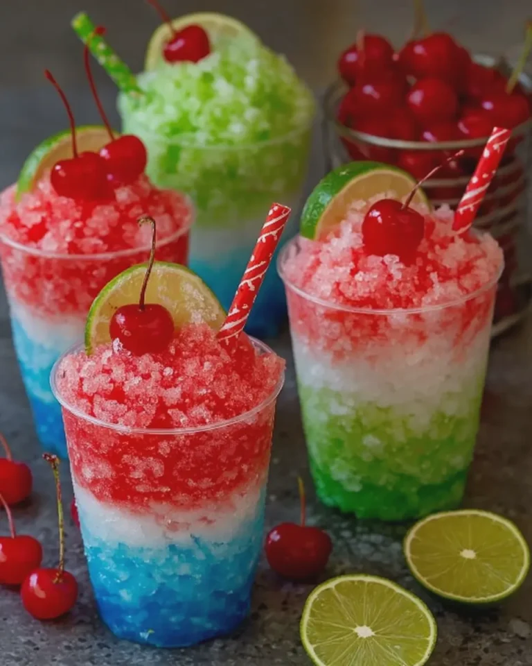 Berry Blast Cherry Limeade Shaved Ice Cups