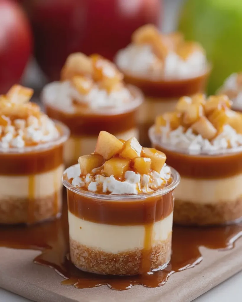Caramel Apple Dessert Cups