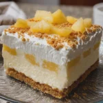 No Bake Pineapple Cream Dessert