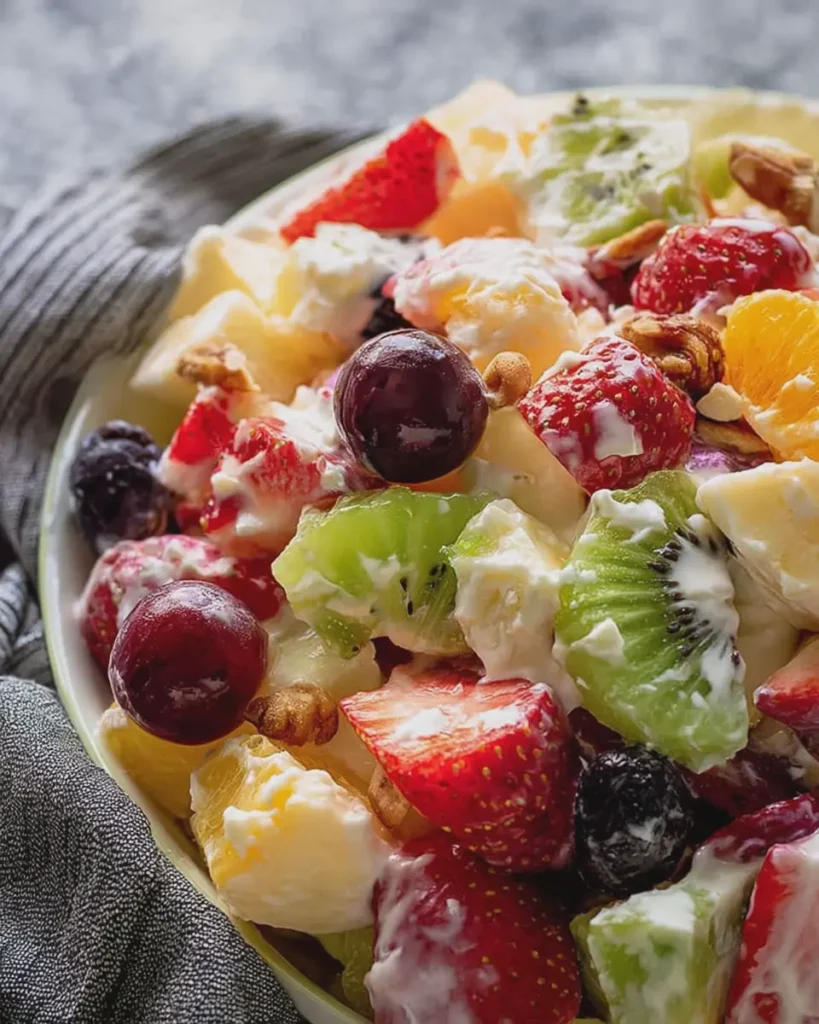 Creamy Mixed Fruit Salad