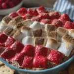 Patriotic Smores Dip