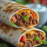 Cheesy Doritos Beef Wraps
