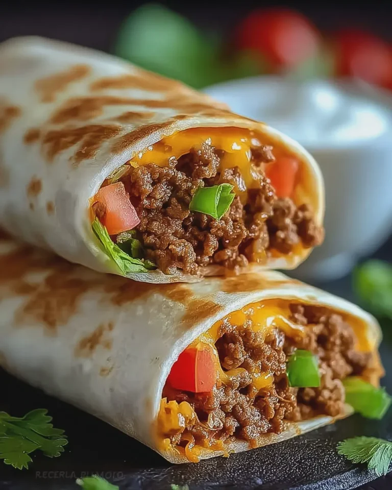 Cheesy Doritos Beef Wraps