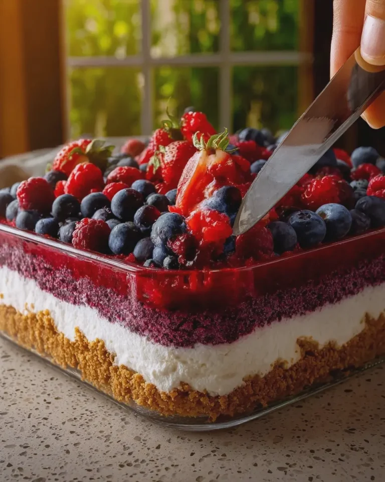 Mixed Berry Cream Cheese Dessert