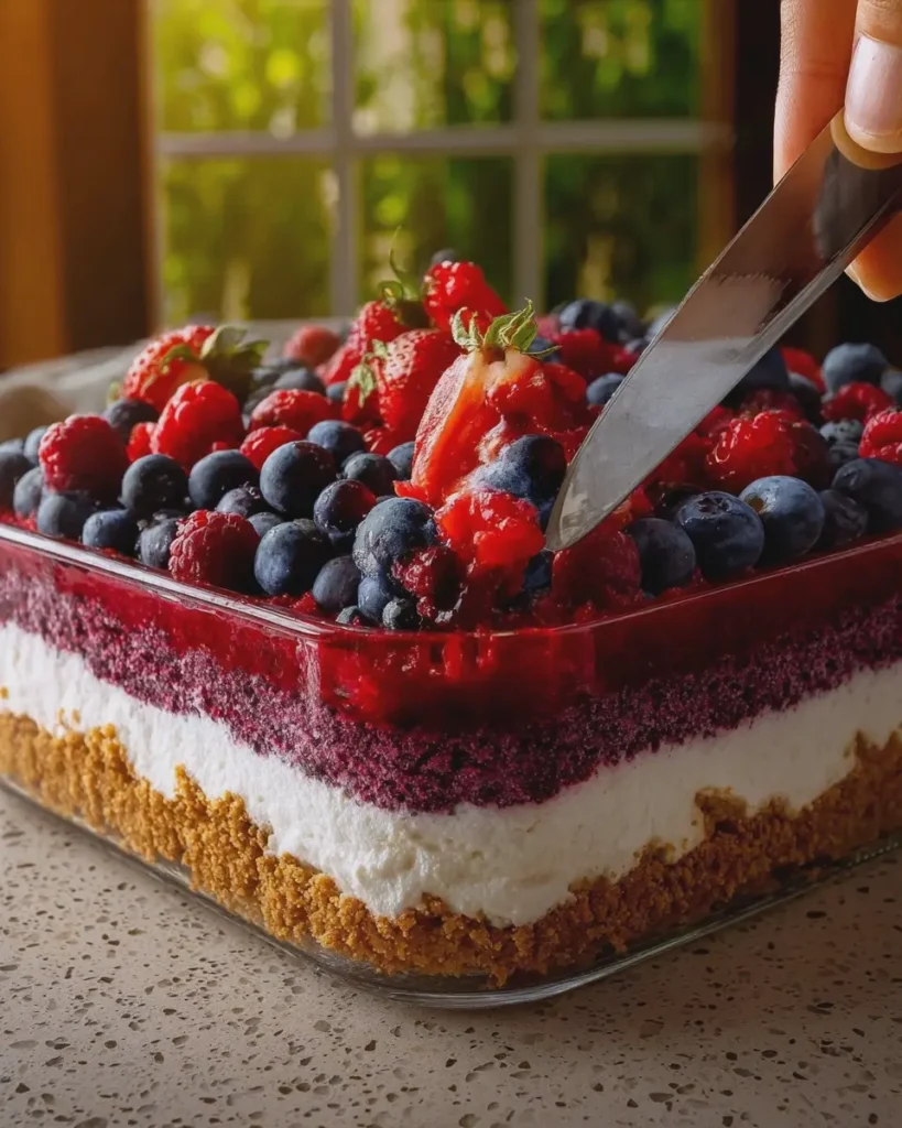 Mixed Berry Cream Cheese Dessert