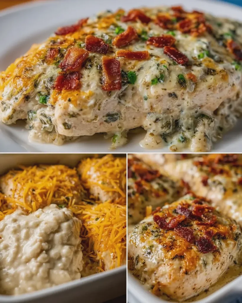 Loaded Ranch Chicken Bake