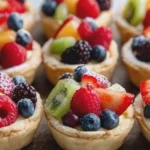 Mini Fruit Tart Cookie Cups