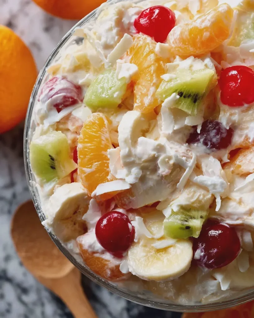 Old-Fashioned Creamy Church Fruit Salad