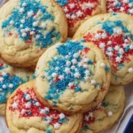 4th of July Cake Mix Cookies