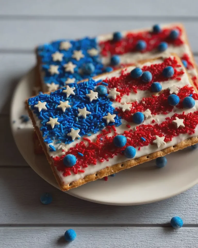 American Flag Graham Cracker Treats