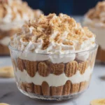 Five-Minute Nutter Butter Banana Fluff Cups