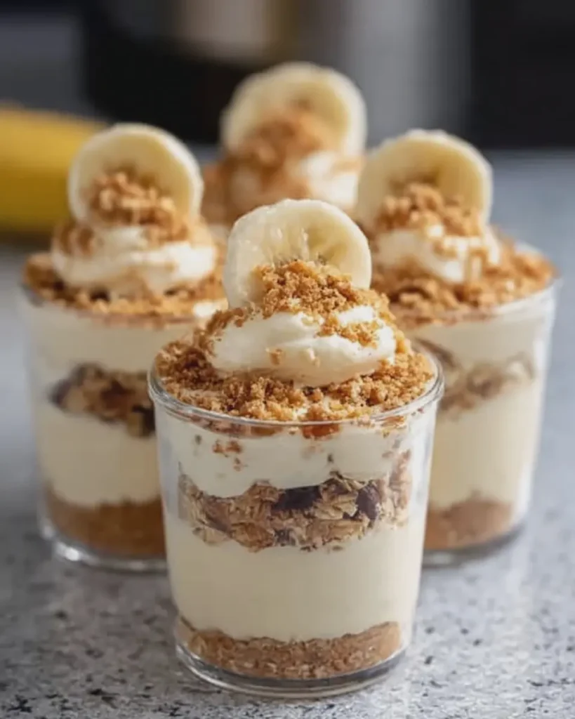 Oatmeal Creme Pie Banana Pudding Cups