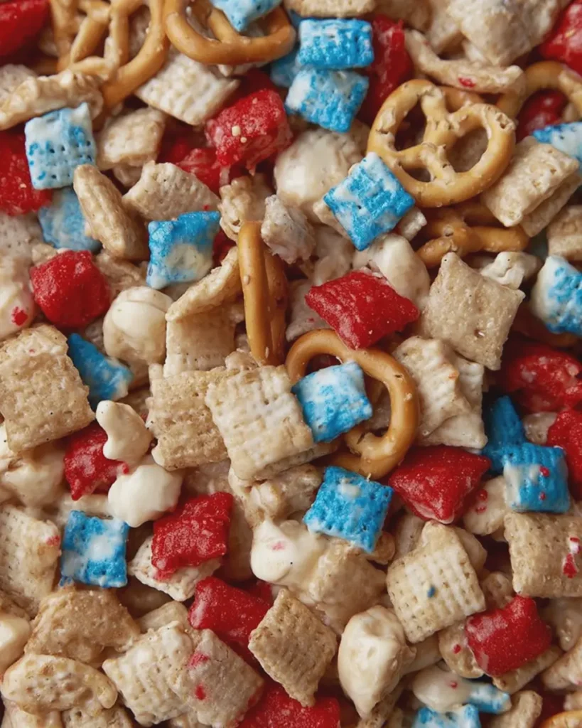 4th of July Teddy Graham Snack Mix