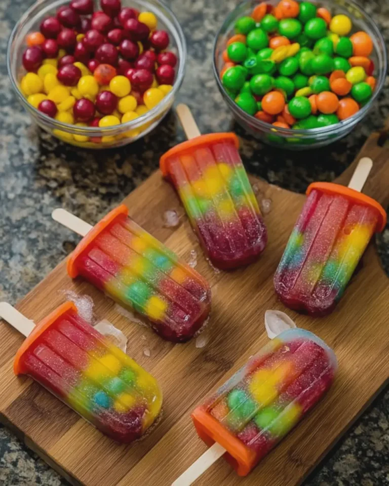Skittles and Sprite Popsicles Easy Summer Treat for Everyone