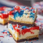 Easy 4th of July Cheesecake Bars