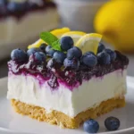 No Bake Lemon Blueberry Dream Dessert