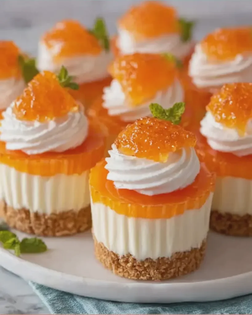 Jell-O Orange Creamsicle Cheesecake Cups