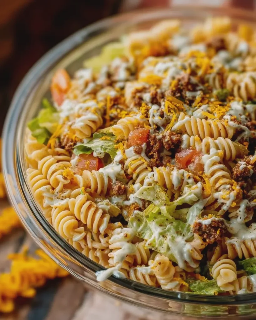 Big Mac Pasta Salad