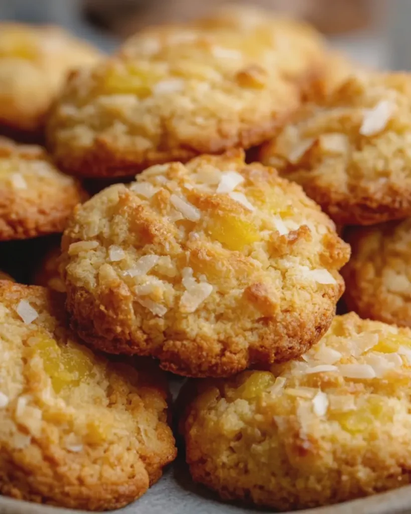 Soft and Chewy Pineapple Cookies