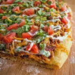 Taco Crescent Pizza
