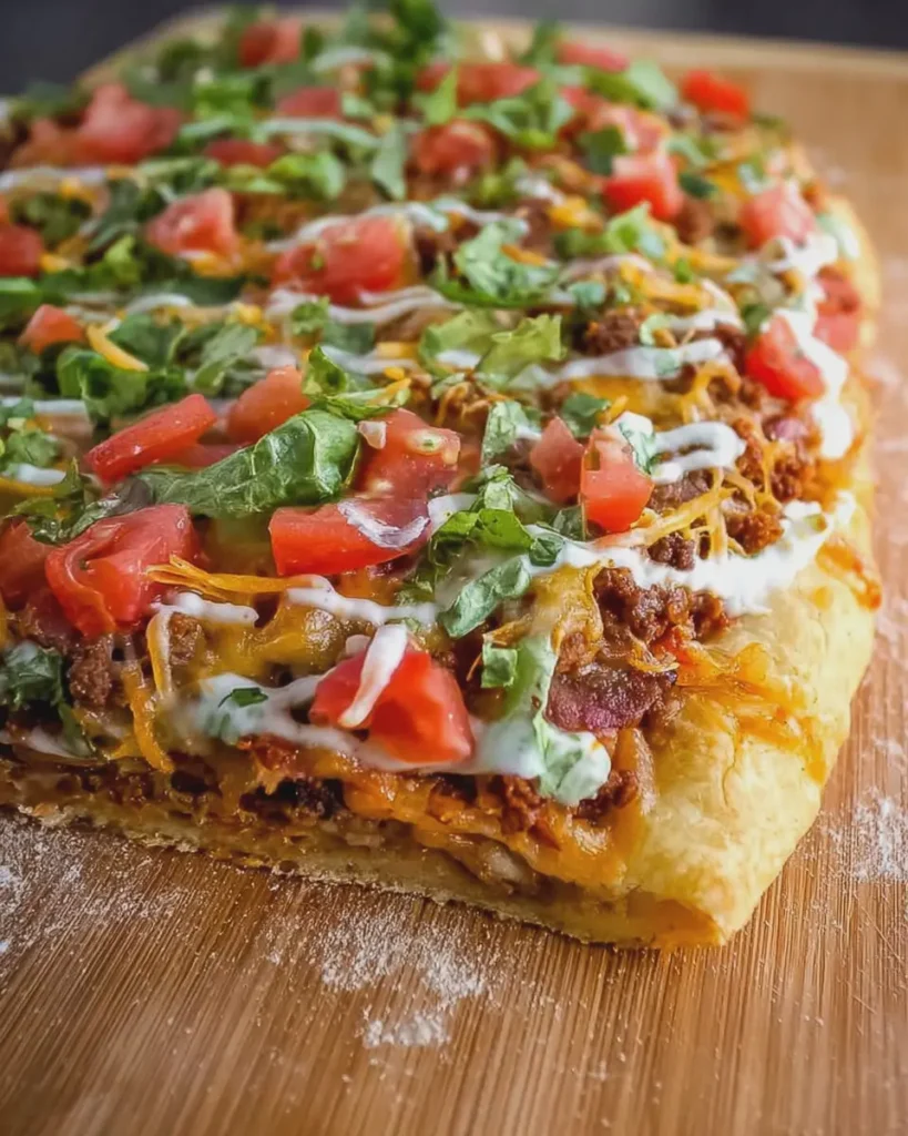 Taco Crescent Pizza
