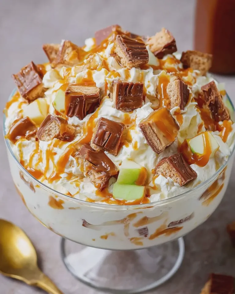 Twix Caramel Apple Fluff Salad