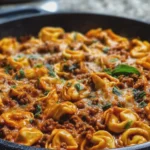 One Pot Sloppy Joe Tortellini
