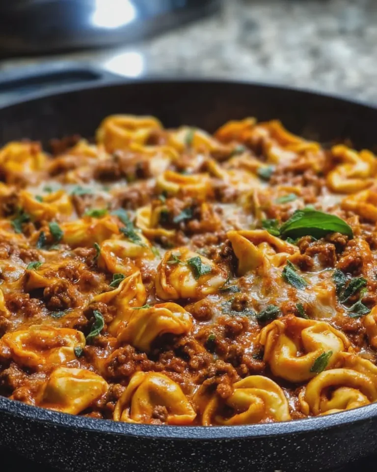 One Pot Sloppy Joe Tortellini