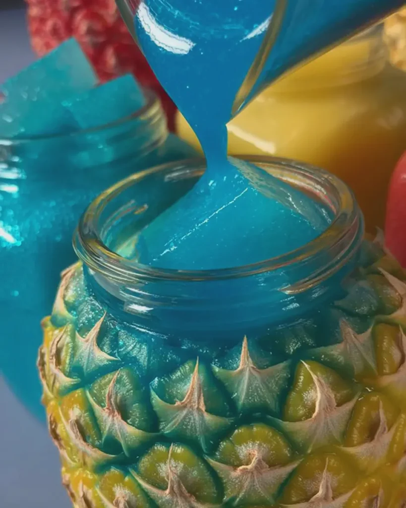 Blue Raspberry Kool-Aid Pineapples