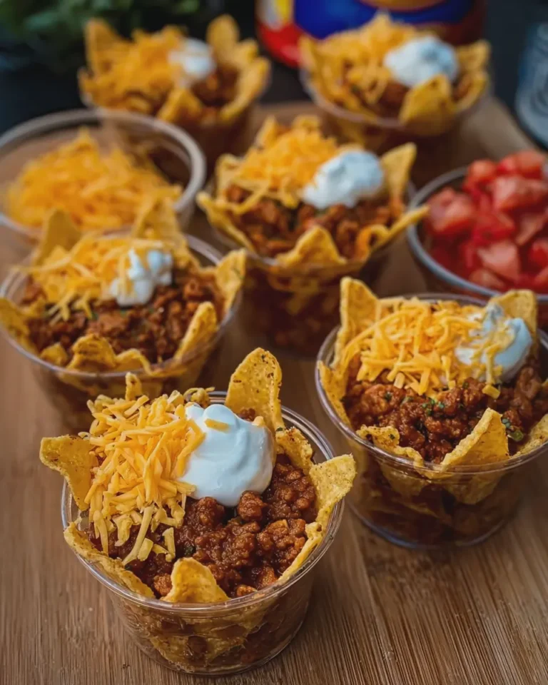 Fritos Chili Cheese Walking Taco Cups