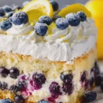 Lemon Blueberry Dream Cake