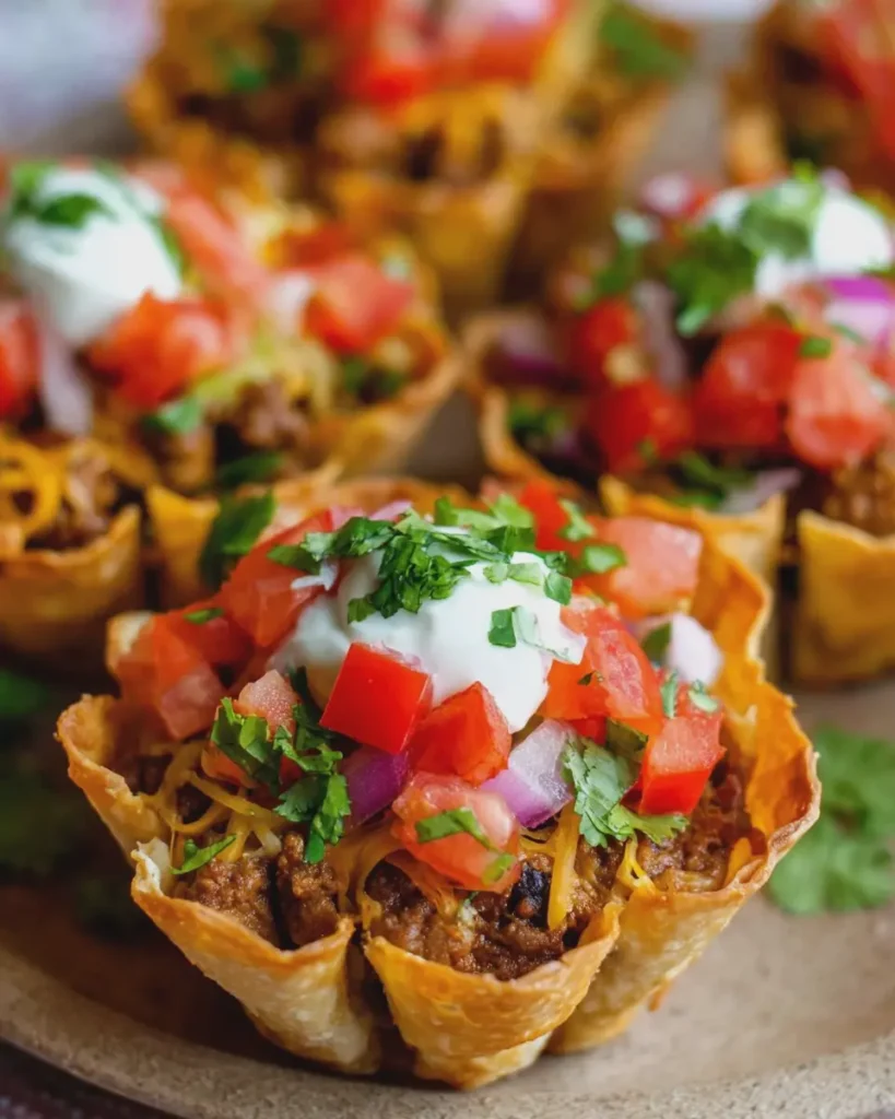 Loaded Taco Cups