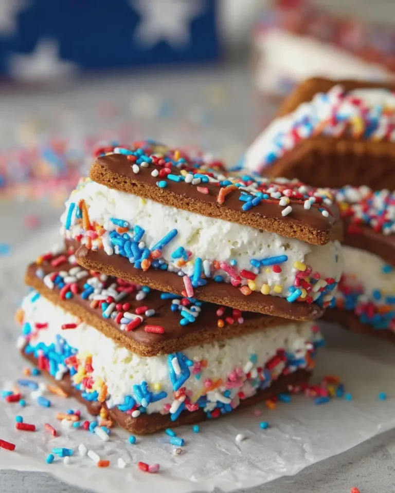 4th of July Ice Cream Sandwiches