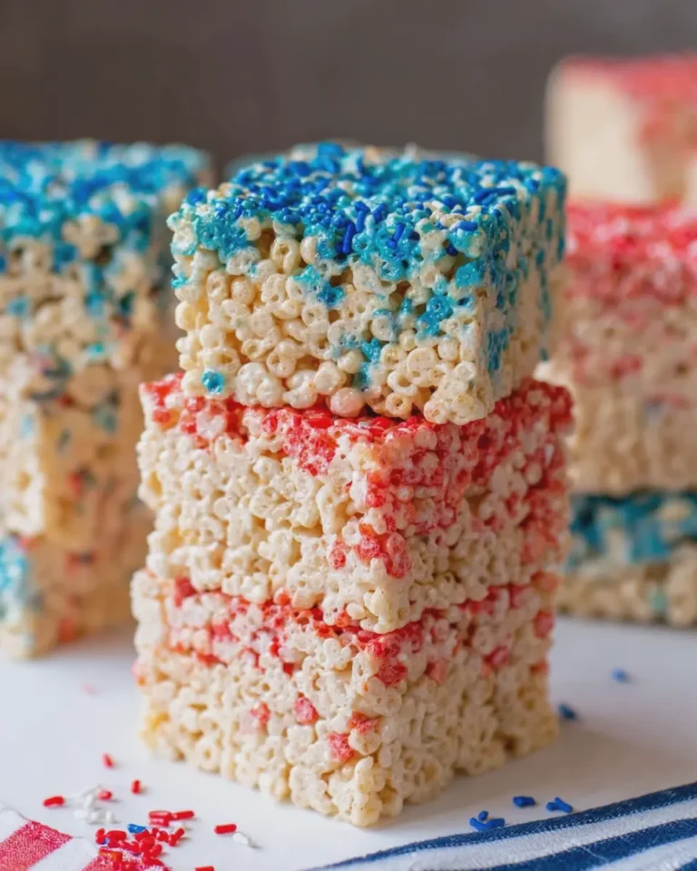 July 4th Rice Krispie Treats
