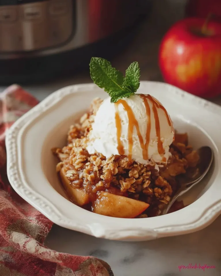 Slow Cooker Apple Crisp