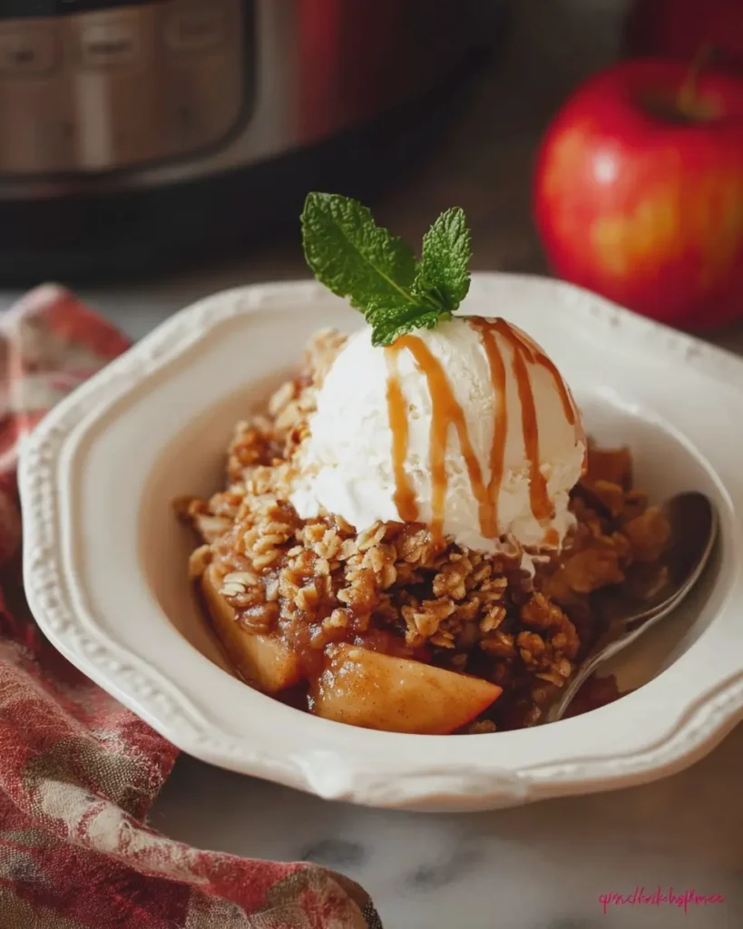 Slow Cooker Apple Crisp