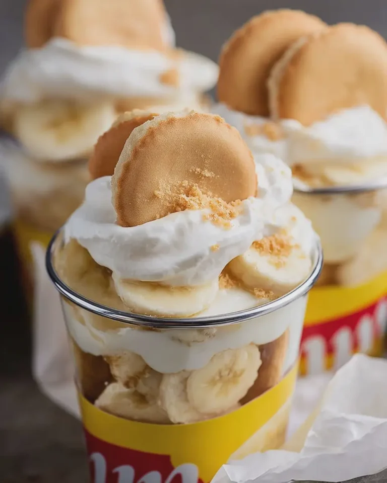 Nilla Wafer Banana Pudding Walking Cups