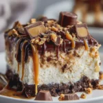 Snickers Poke Cake
