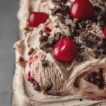Chocolate Cherry Cheesecake Ice Cream