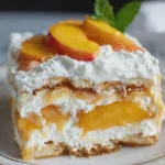 No-Bake Peaches & Cream Icebox Cake