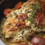 Slow Cooker Garlic Butter Ranch Chicken