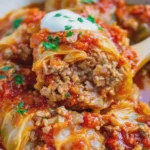 Slow Cooker Unstuffed Cabbage Rolls