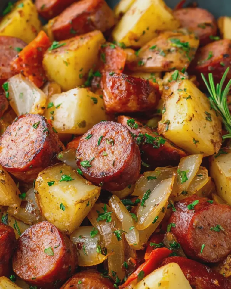 Smoked Sausage and Potato Bake