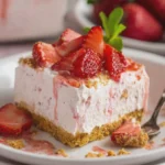 No-Bake Strawberry Cream Dream Dessert
