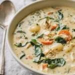 Slow Cooker Creamy Chicken Gnocchi Soup